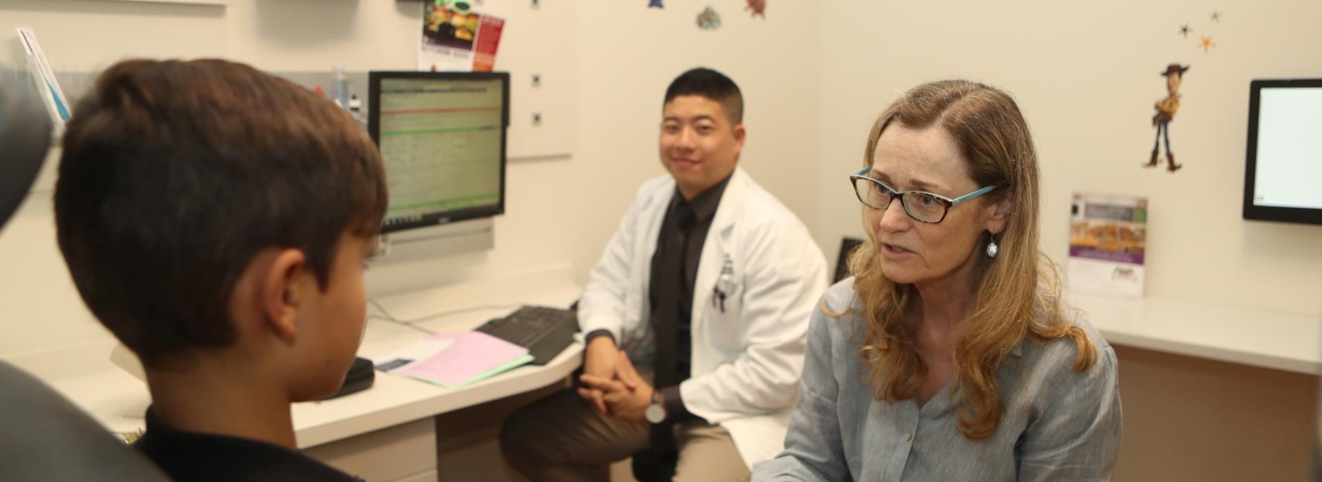 Pediatric eye examination at Ketchum Health